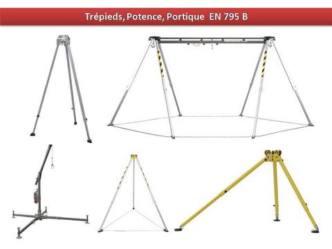 Trépied tripode potence portique